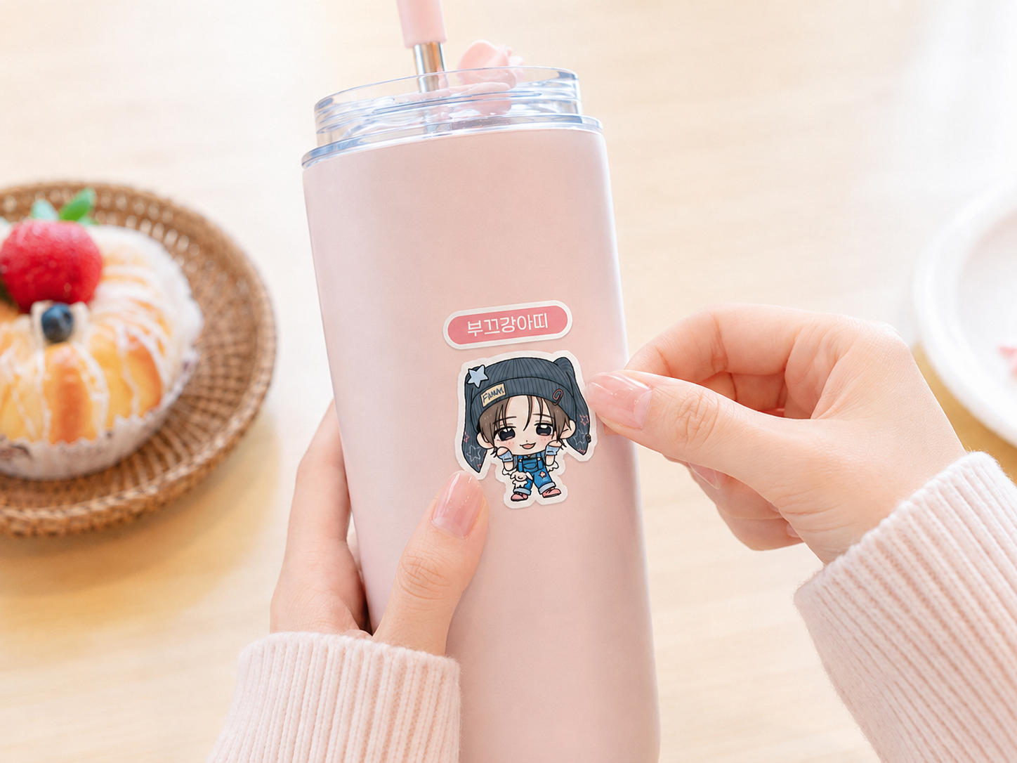 띠부 스티커