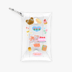 똑딱이 투명 파우치