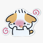 매트펄 조각 스티커