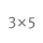 3x5